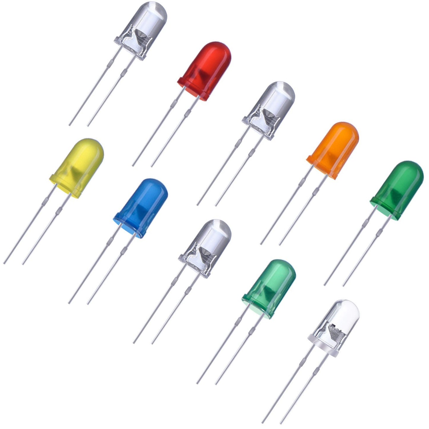 BLUE - LED Light Emitting Diodes Bulb LED Lamp 5 mm