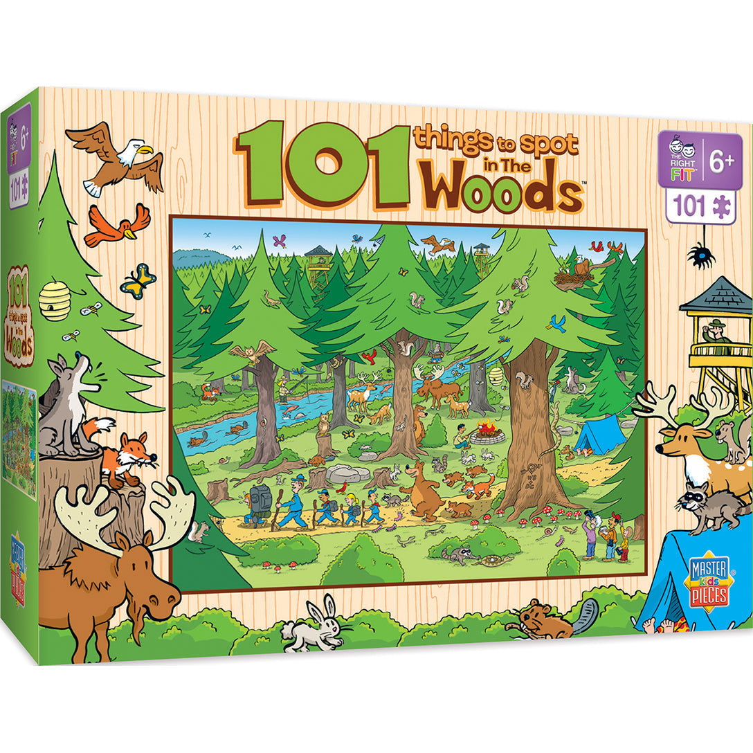 101 Things to Spot - In the Woods 101pc Puzzle