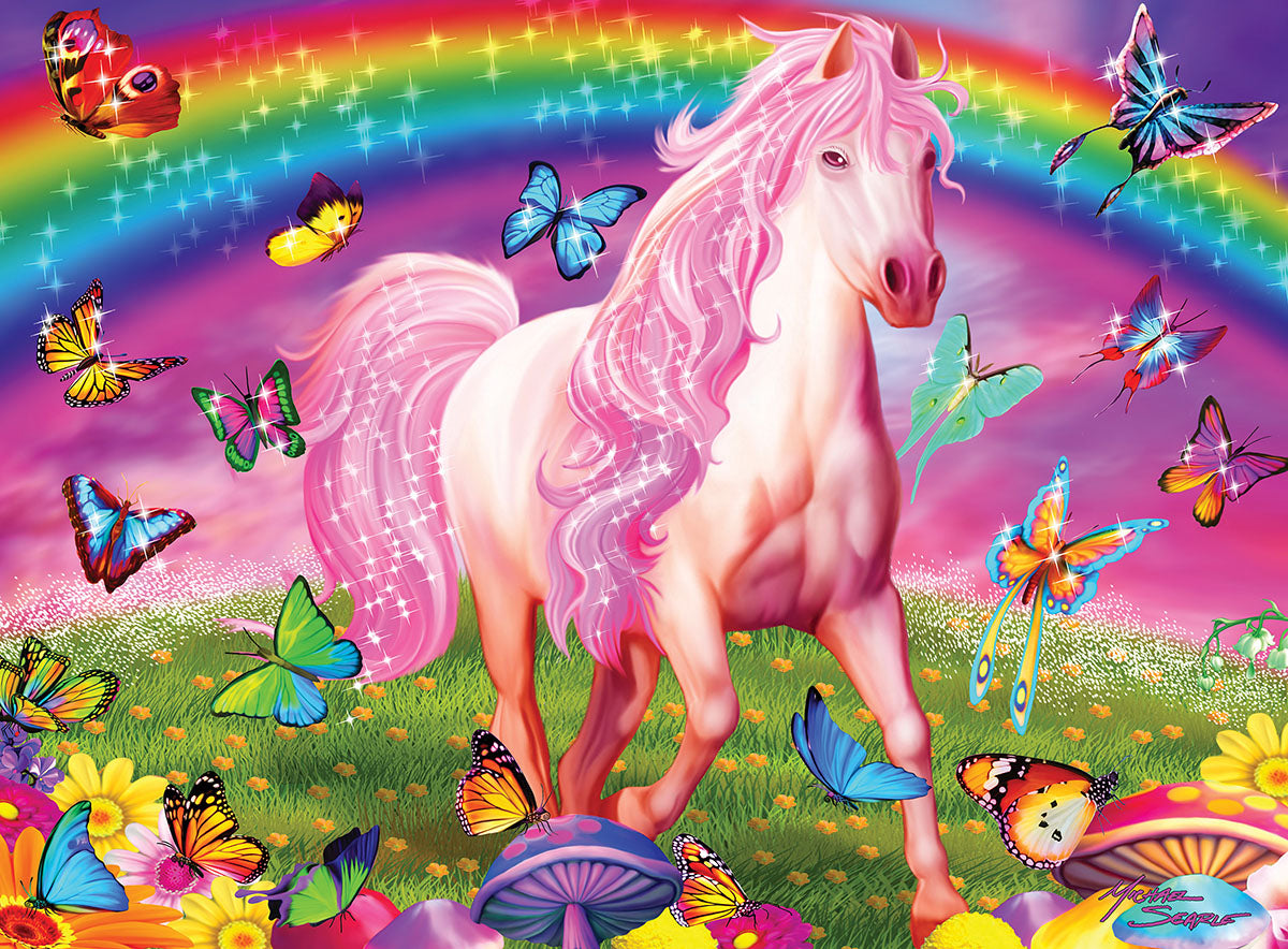 Rainbow World 60pc Glow in the Dark Puzzle