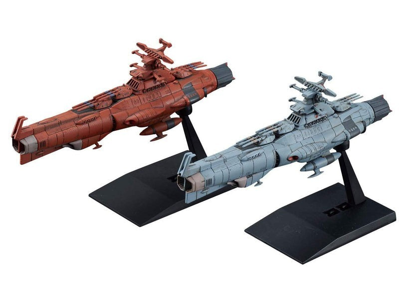 #11 U.N.C.F. D-1 Set 2, Yamanami Fleet & Mars Defense Line Model Kit from Starblazers