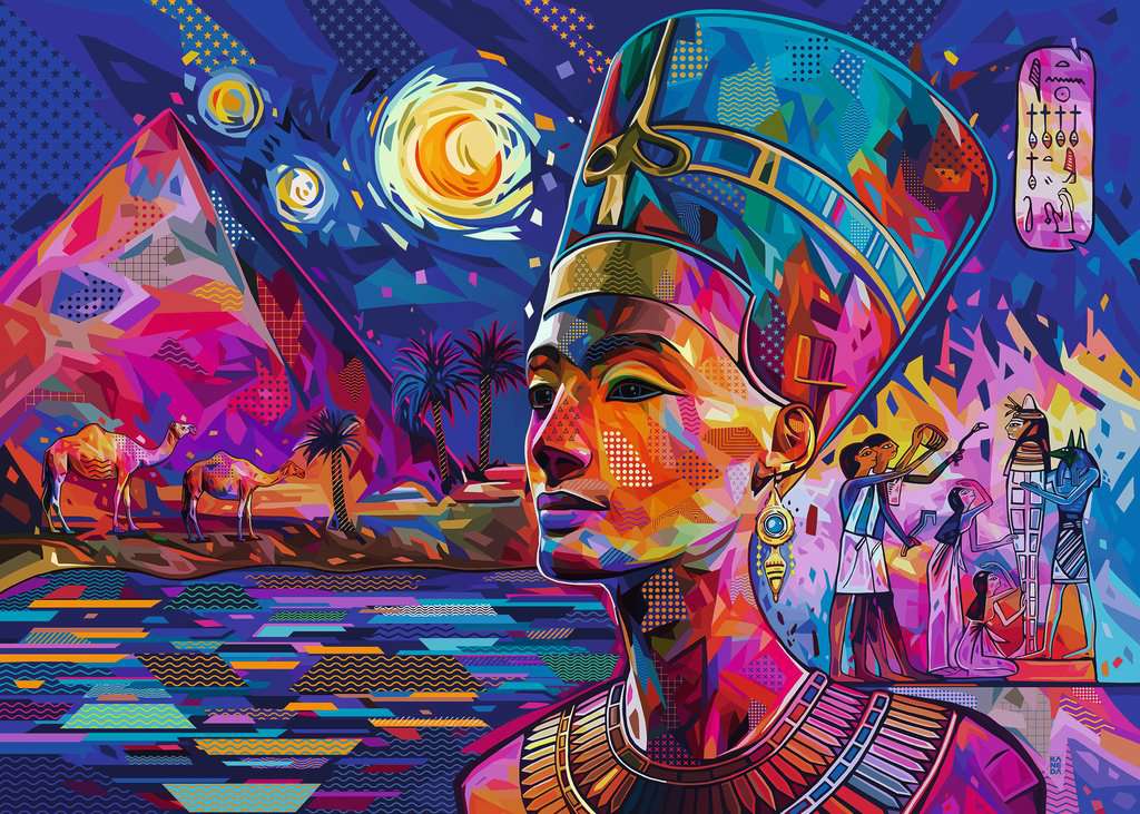 Nefertiti on the Nile 1000 pc Puzzle