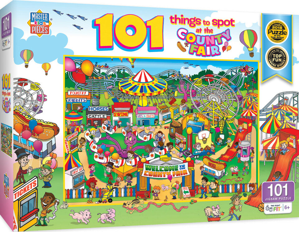 101 Things to Spot - At the County Fair 101pc Puzzle