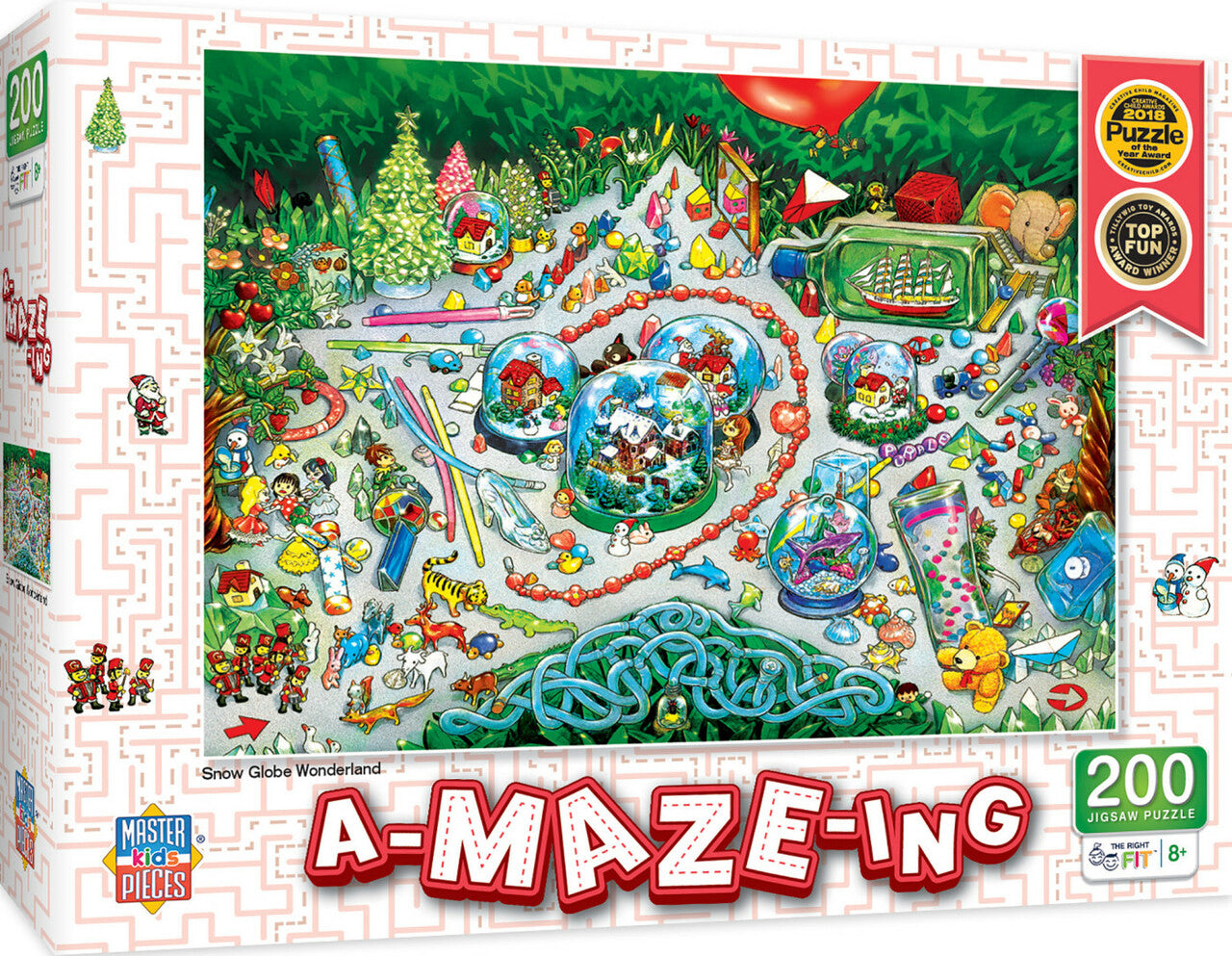 A-maze-ing - Snow Globe Wonderland 200pc Puzzle