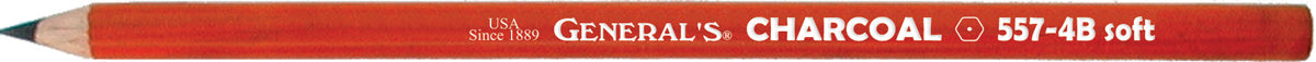 General's Charcoal Pencils 2/Pkg-4B