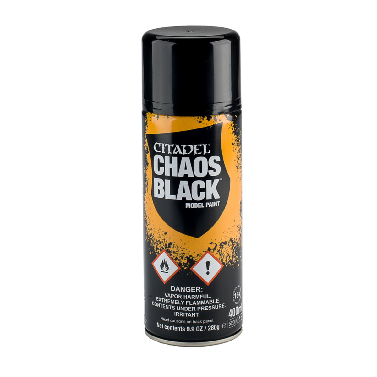CHAOS BLACK SPRAY PAINT (USA)