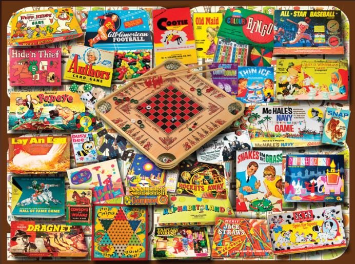 Classic Games (1438PZ) - 550 Piece Jigsaw Puzzle