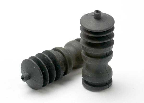 Rubber pushrod boots for the Villain EX steering rods. Install in the rear of the hull.