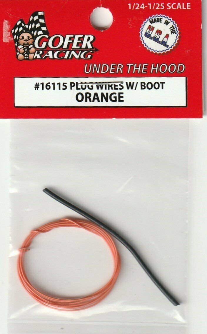 Plug Wires w/Boot Orange