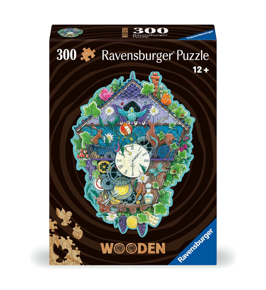 WOOD: Cuckoo Clock 300 pc Puzzle