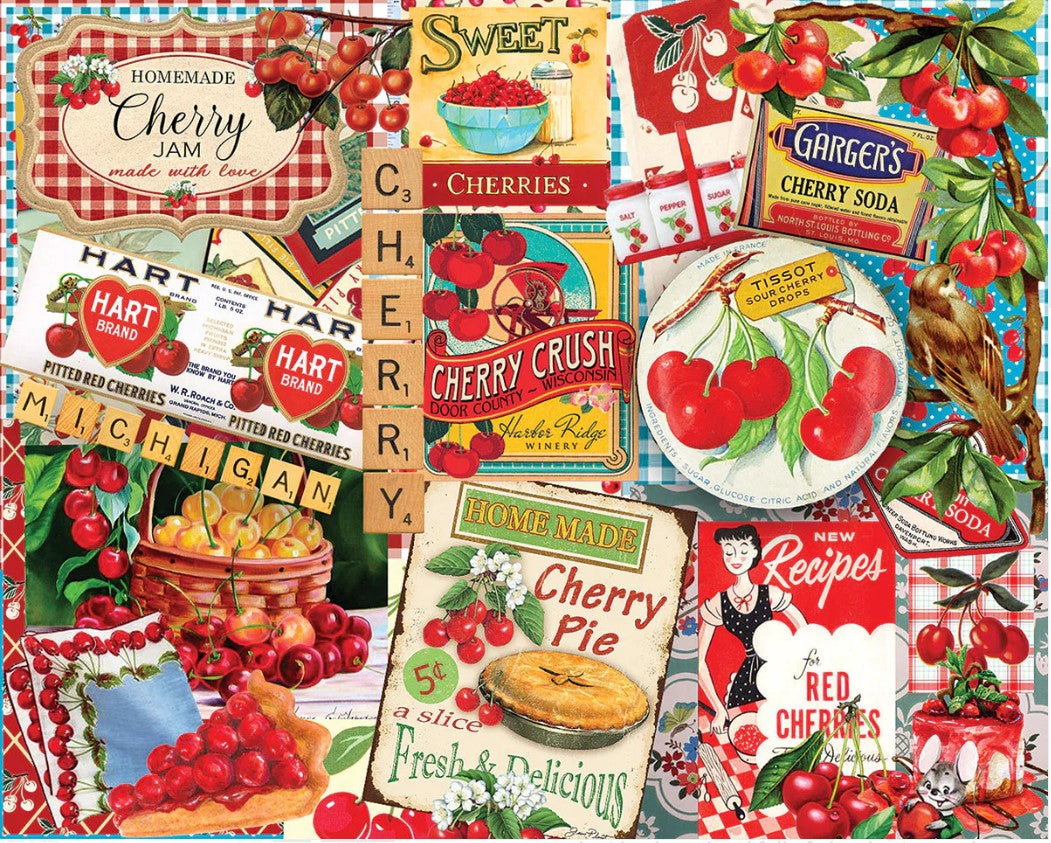 Cherries (1694pz) - 1000 Piece Jigsaw Puzzle
