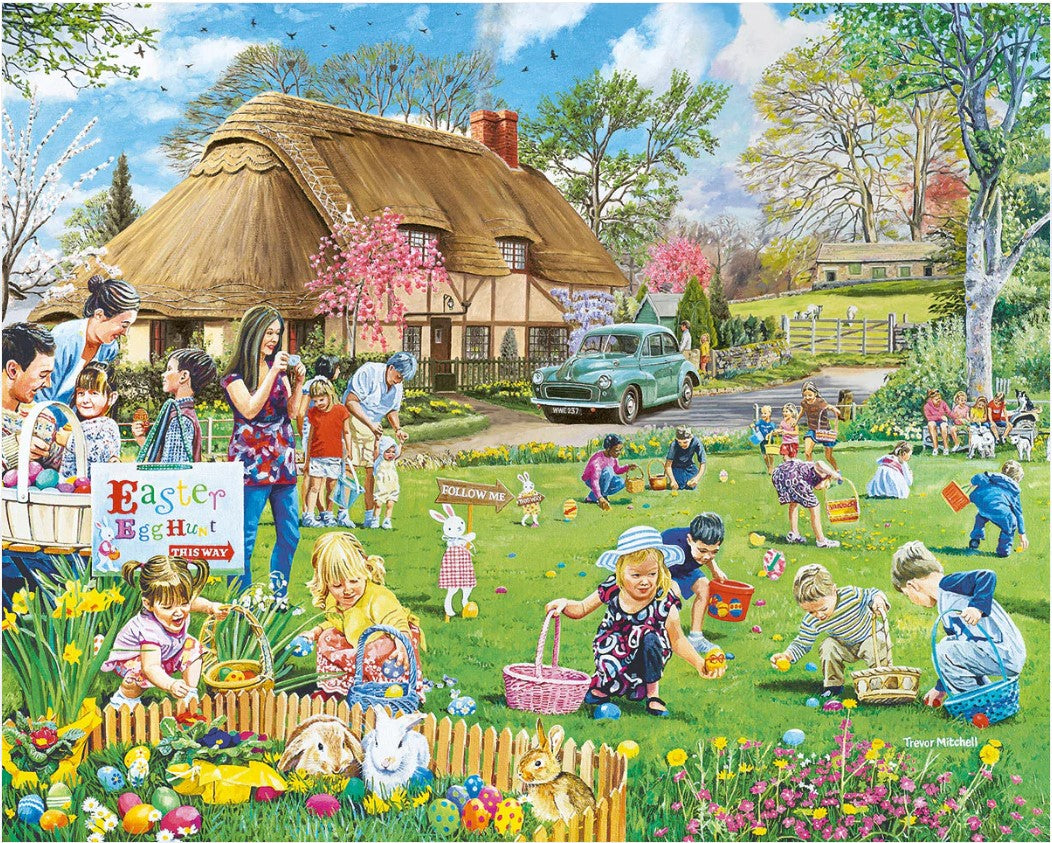 Easter Egg Hunt (1701pz) - 1000 Piece Jigsaw Puzzle