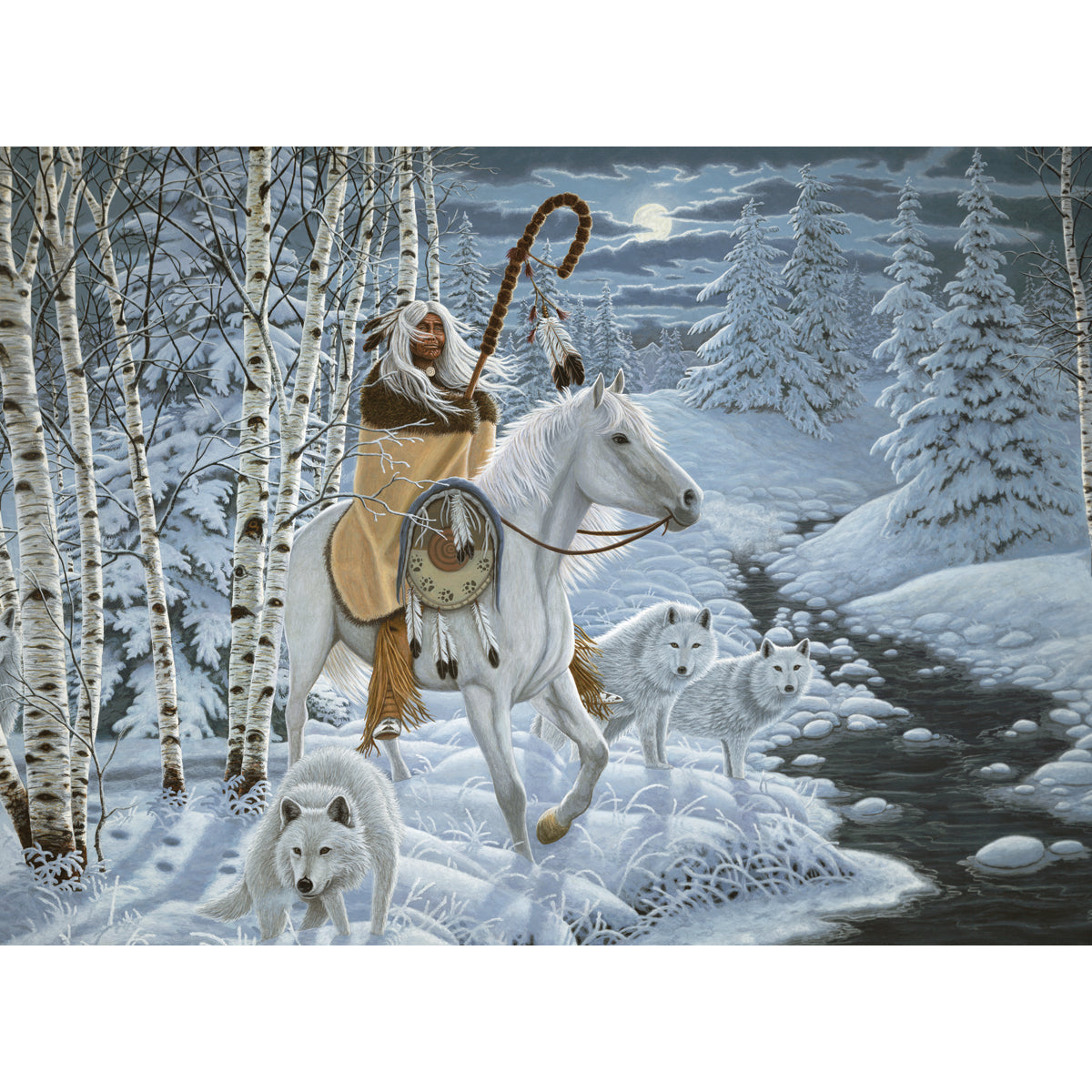 Discontinued - Paint By Number Kit 15.375"X11.25"-Whispering Winds