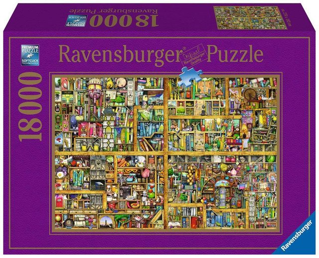 Magical Bookcase 18000 pc Puzzle