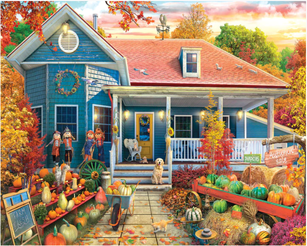 Autumn House (1870pz) - 1000 Piece Jigsaw Puzzle
