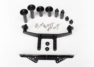 Body mount front & rear (black)/ body posts 52mm (2) 38mm (2) 25mm (2) 6.5mm (2)/ body post extensions (4)/ hardware