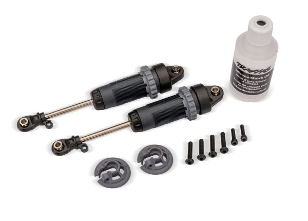 1/10 Steel-Gray XX-Long GTR Shocks (2)