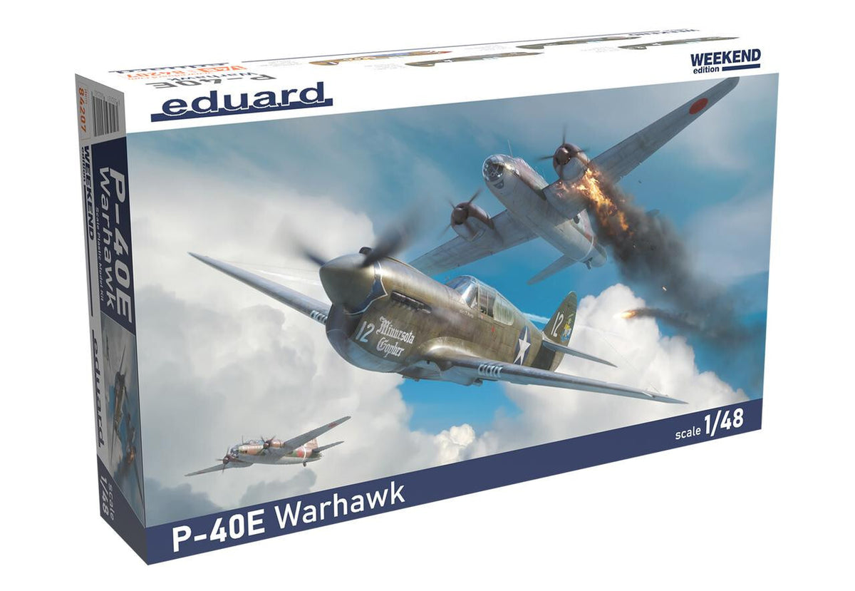 1/48 Eduard P-40E Warhawk Weekend Edition Plastic Model Kit