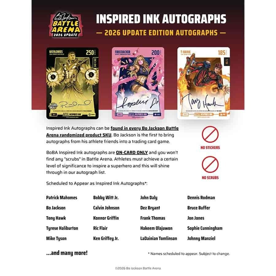 2026 Bo Jackson Battle Arena Update Edition Blaster Box