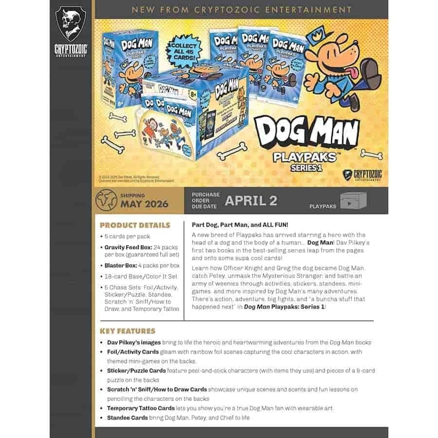 2026 Dog Man Playpaks Series 1 Single Packs