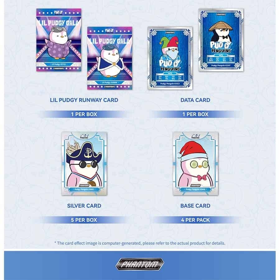 2026 Kakawow Phantom Pudgy Penguins Hobby Box