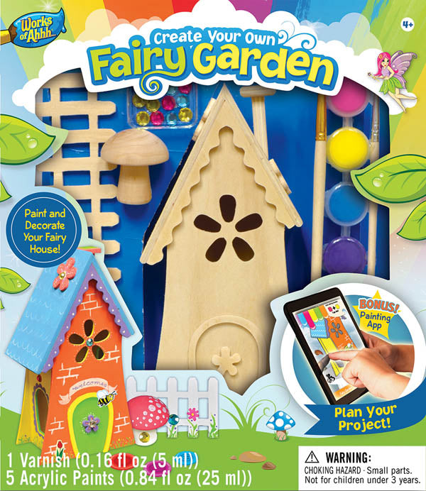 Classic Wood Paint Kit - Fairy Garden