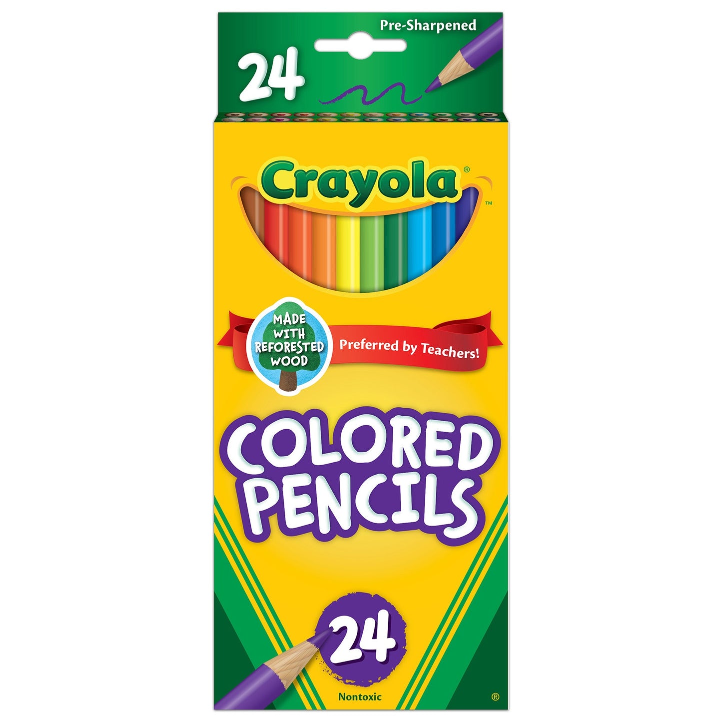 Crayola Colored Pencils-24/Pkg Long