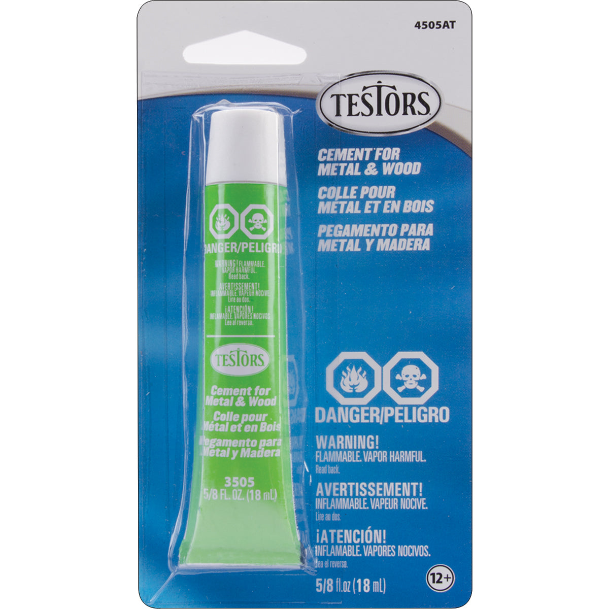 Testors Cement For Wood & Metal-.625oz