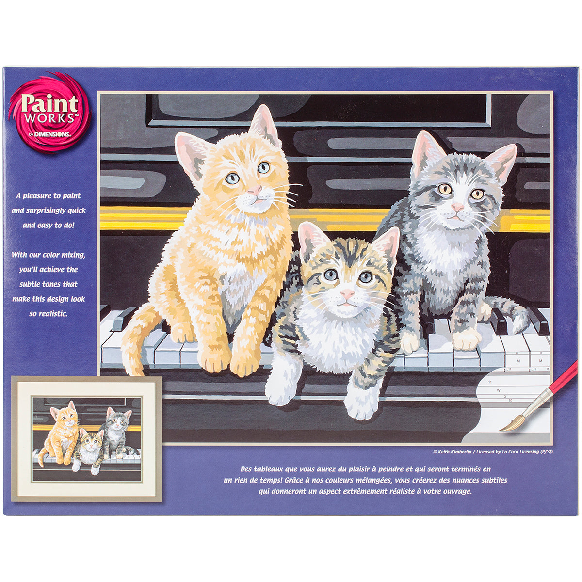 Paint Works Paint By Number Kit 14"X11"-Musical Trio