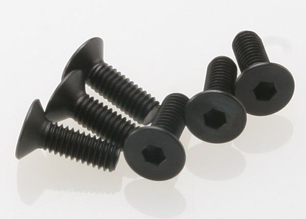 Screws 4x12mm countersunk machine (hex drive) (6)