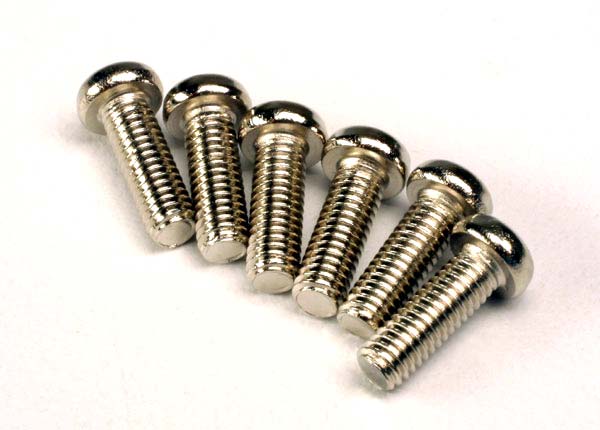 Screws 2.6x8mm roundhead machine (6)