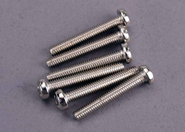 Screws 3x20mm roundhead machine (6)