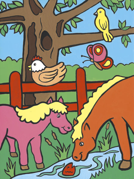 My First Paint By Number Kit 8.75"X11.375"-Farm Animals