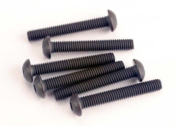 Screws 3x20mm button-head machine (hex drive) (6)