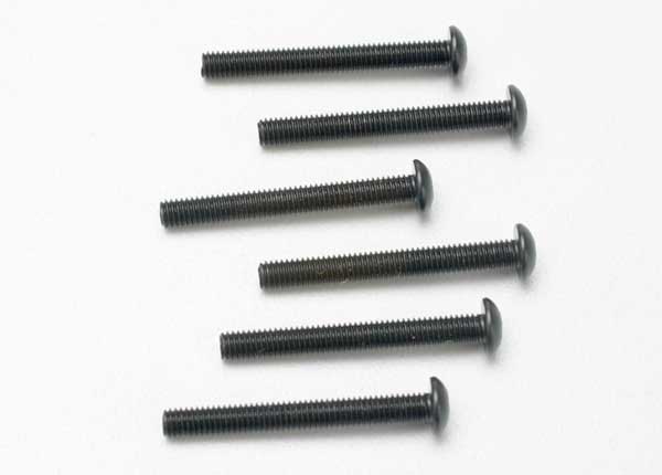 Screws 3x25mm button-head machine (hex drive) (6)