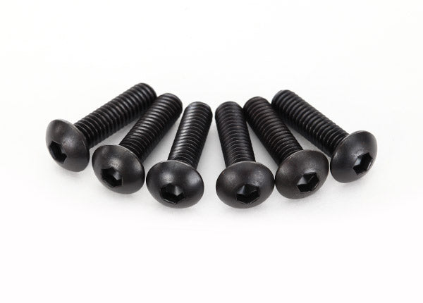 Screws 4x15mm button-head machine (hex drive) (6)