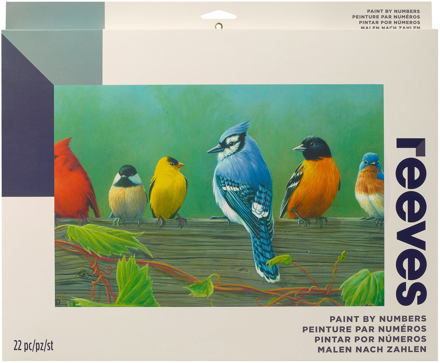 Paint By Number Kit Artist's Collection 12"X16"-Rail Birds