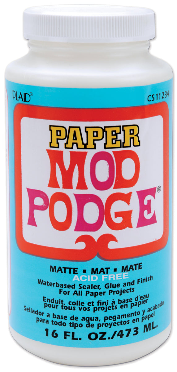 Plaid Mod Podge Paper Matte Finish-16oz