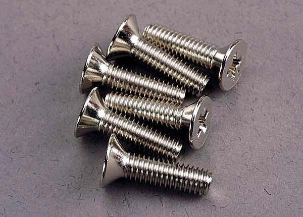 Screws 4x15mm countersunk machine (6)