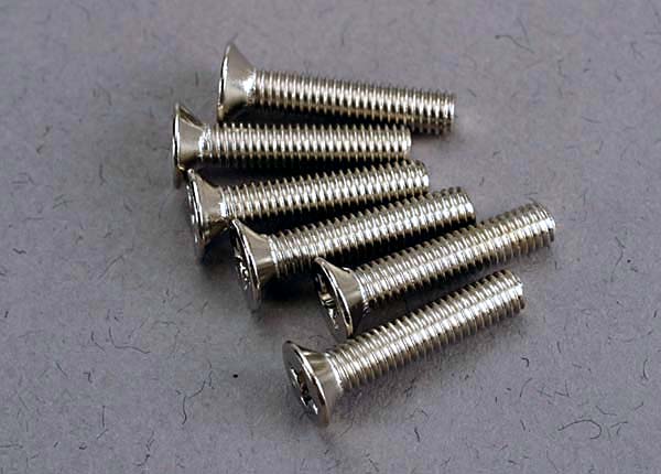 Screws 3x15mm countersunk machine (6)