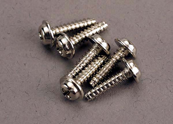 Screws 3x12mm washerhead self-tapping (6)