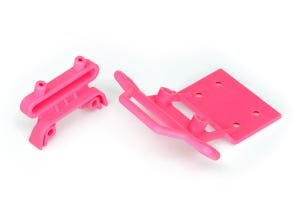 Discontinued - Bumper front / bumper mount front / 4x23mm RM (2)/ 3x10mm RST (2) (pink)