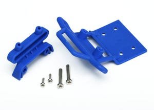 Bumper front / bumper mount front / 4x23mm RM (2)/ 3x10mm RST (2) (blue)