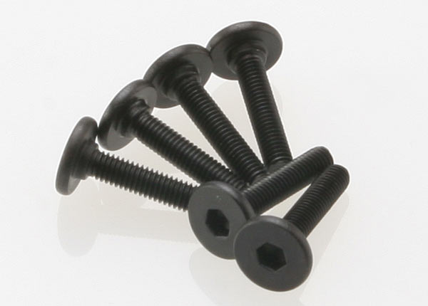 Screws 3x15mm flat-head machine (hex drive) (6)