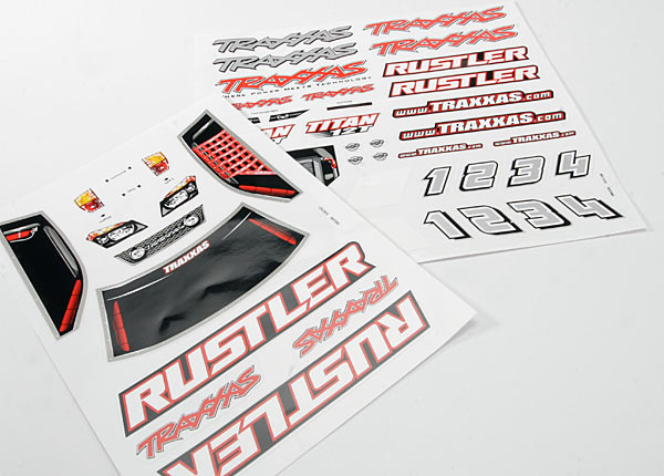 Decal sheets Rustler