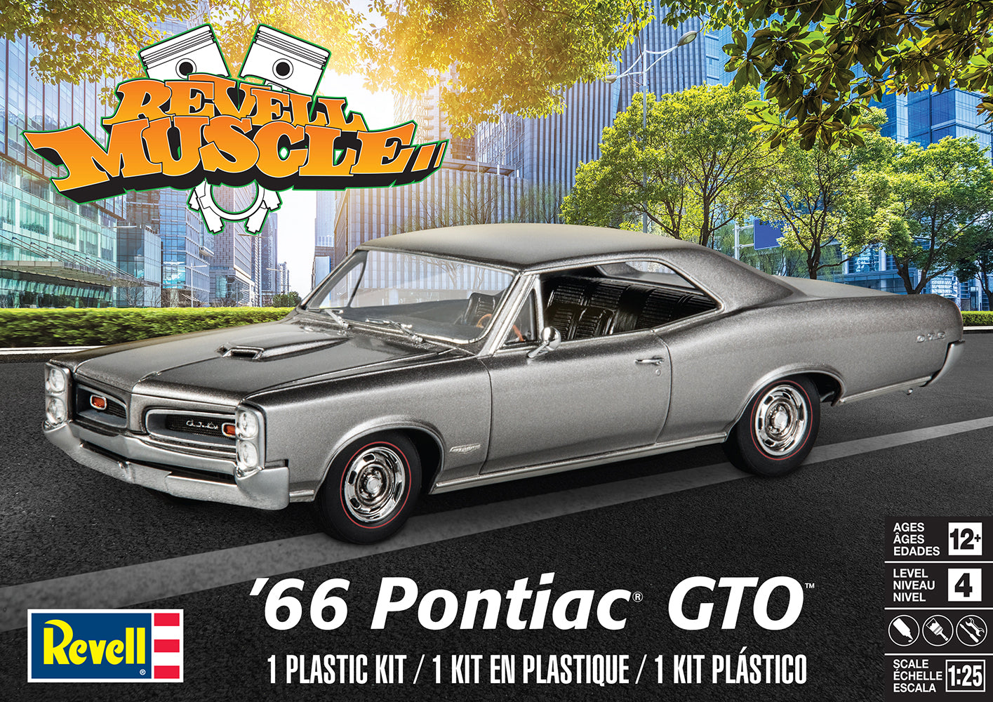 854479 66' Pontiac GTO 1:25