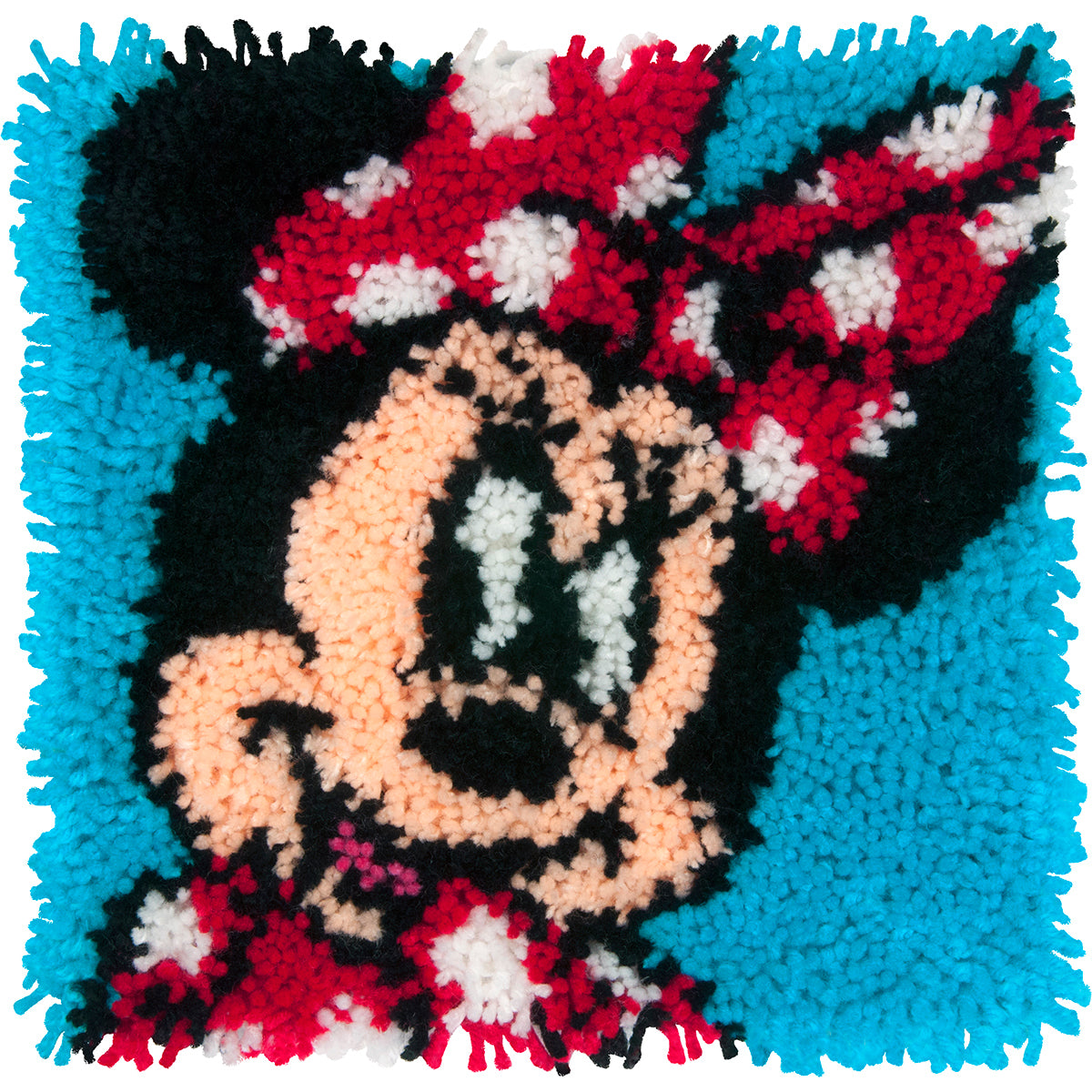 Dimensions Disney Latch Hook Kit 12"X12"-Minnie Mouse
