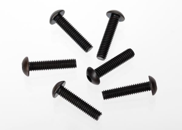 Screws 4x18mm button-head machine (hex drive) (6)