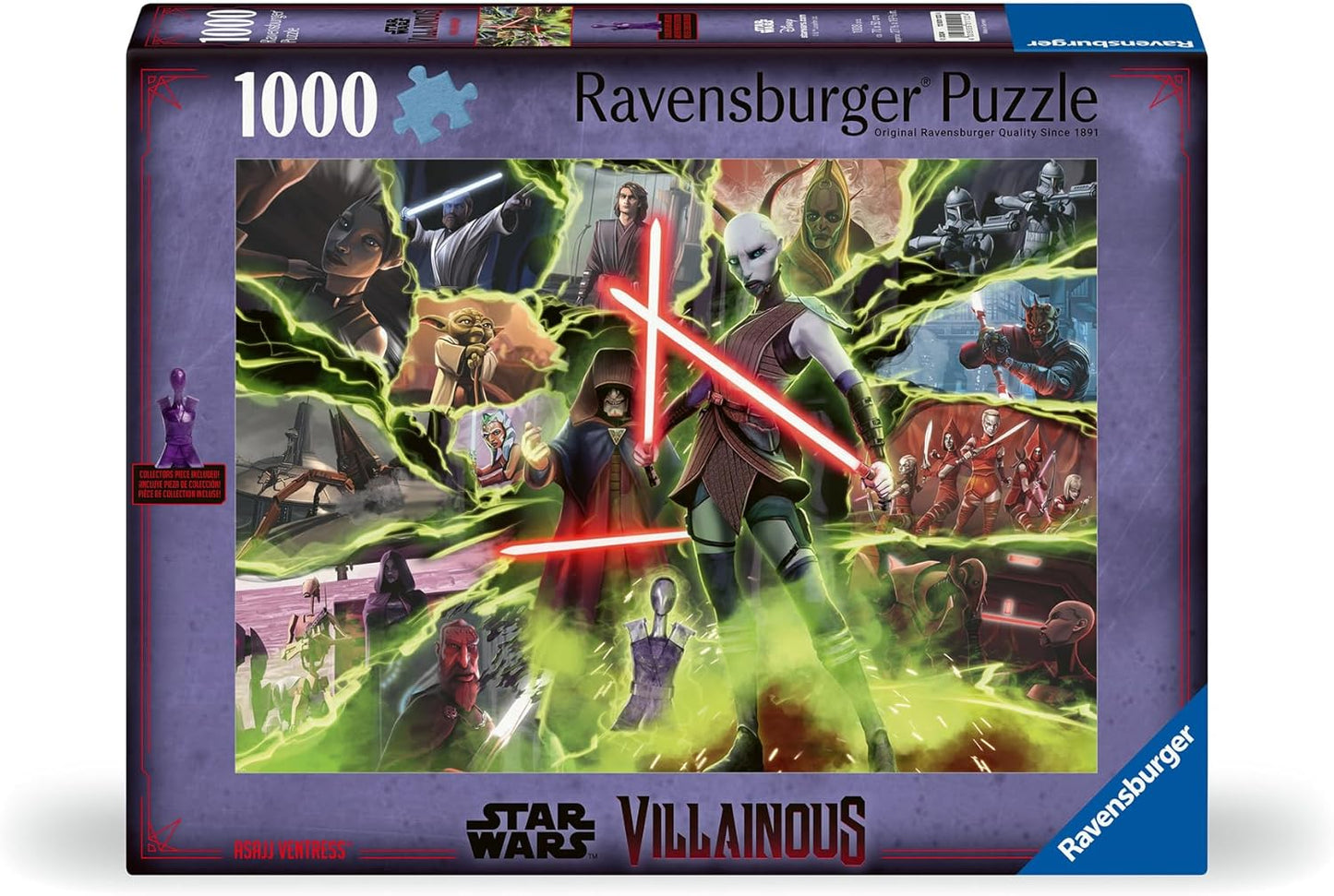 Star Wars Villainous: Asajj Ventress 1000 pc Puzzl