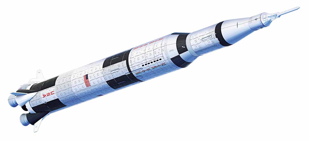 Apollo Saturn V Rocket 440pc 3D Puzzle