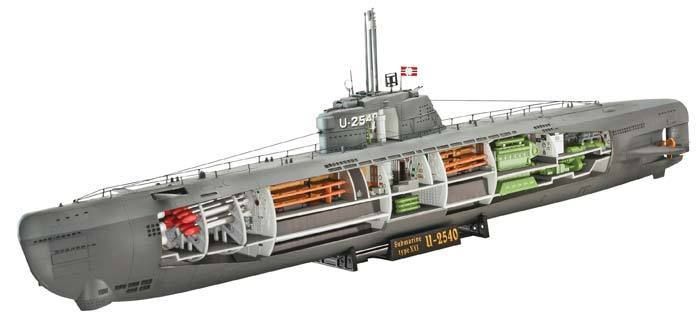 05078 1/144 U-Boat XXI Type w Interior